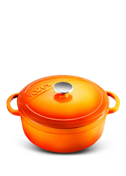 Entertaining Deep Cast Iron Pot 24 cm