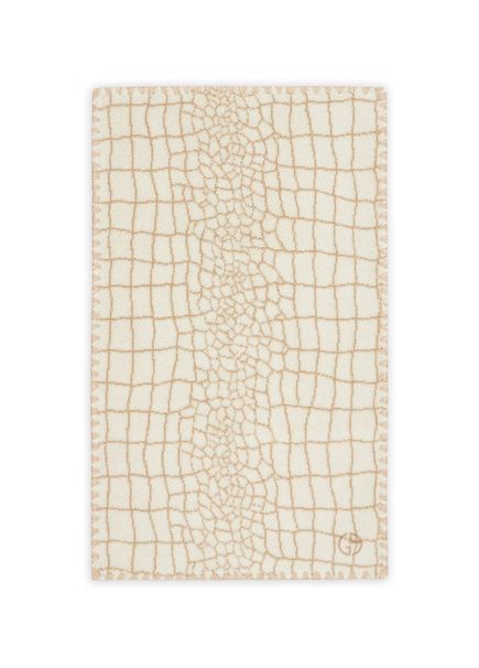 Rossella Beige Cotton Face Towel 35 x 60 cm