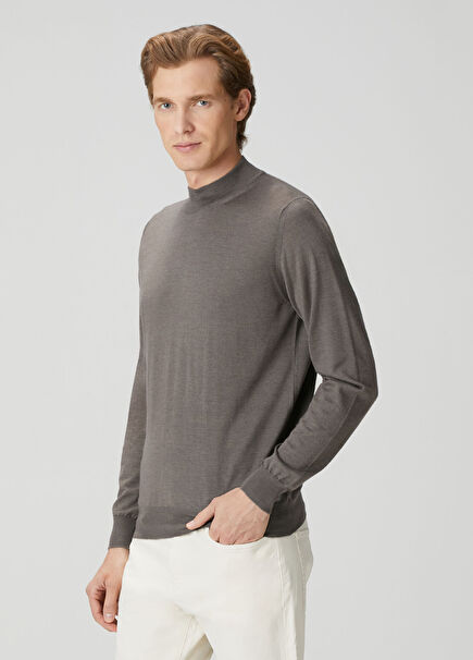 Kahverengi Yün Kazak