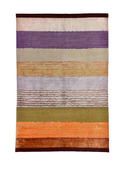 Stratona Hand-Woven Wool and Silk Carpet 298 x 200 cm