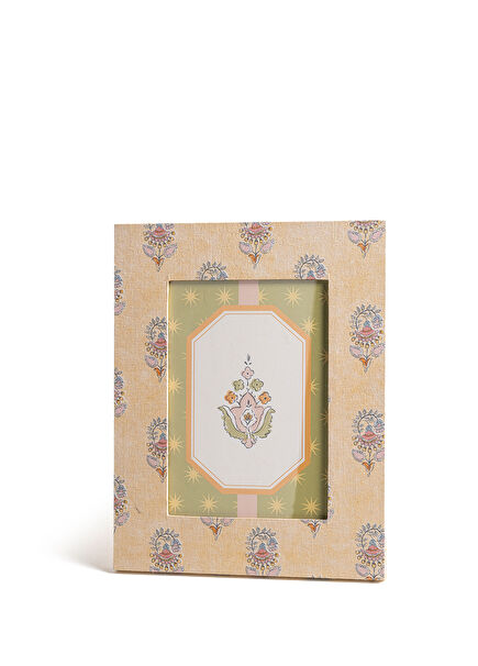 Noida Printed Light Yellow Frame 