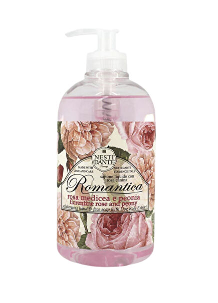 Romantica Florentine Gül ve Şakayık Kokulu Nemlendirici Sıvı Sabun 500 ml