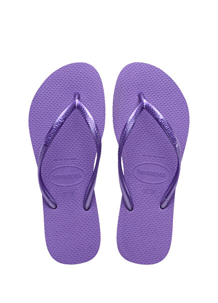 Slim Purple Kids Beach Slippers