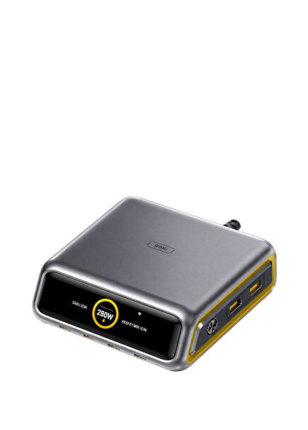 Magcube Masaüstü USB Şarj İstasyonu GaN+ 280W Hızlı Şarj Cihazı