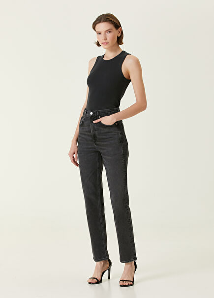 Black Stovepipe Jeans