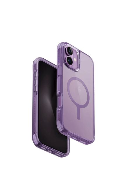 Combat iPhone 16 Purple MagSafe Compatible Phone Case