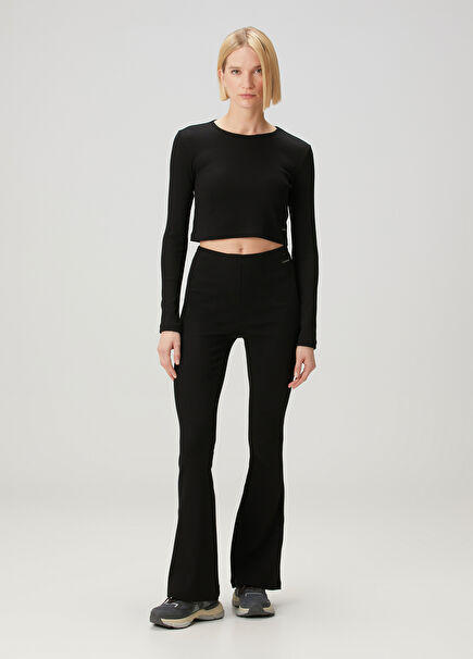 Black Flared Leggings