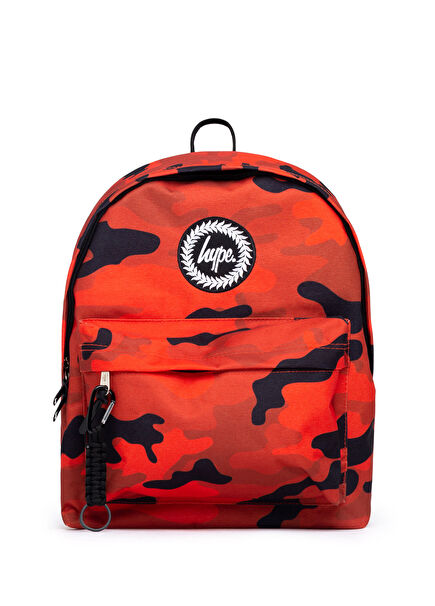 Red Patterned Unisex Kids Backpack