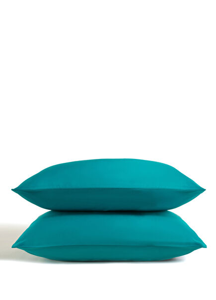 Solo 300 Tc 2-Pack Cotton Satin 100% Cotton Satin Pillowcase 50x70 Cm Dark Green