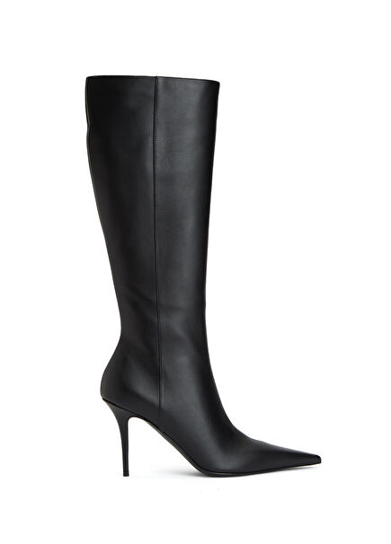 Barbara Black Women's Leather Boots