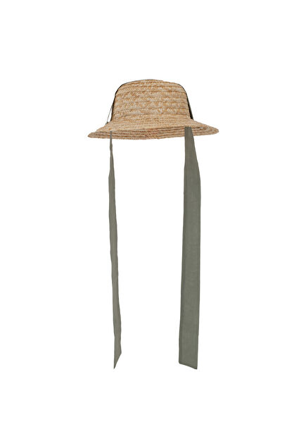 Summer Mint Straw Girl's Hat
