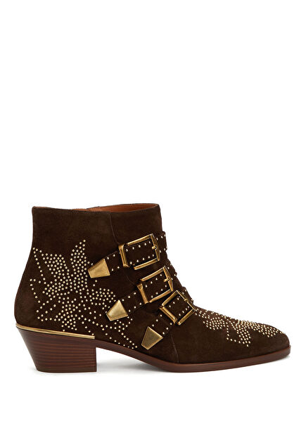 Susan Dark Brown Women's Suede Boots