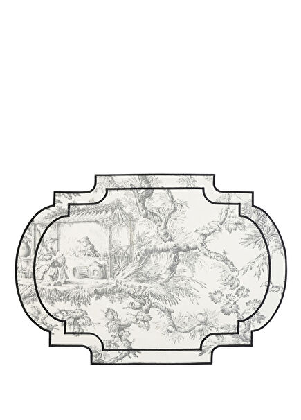 French Gray 2-Piece Cotton Placemat