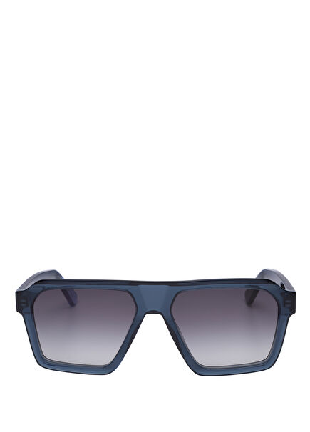 Preston Acetate Blue Unisex Sunglasses