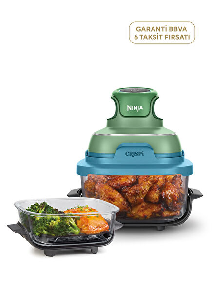 Crispi 4-in-1 Mint Taşınabilir Cam Hazneli Pişirme Sistemi