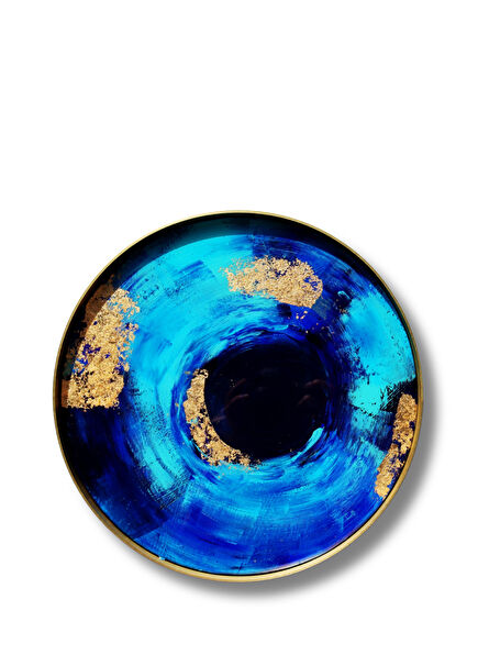 Turquoise Blue Wall Ornament
