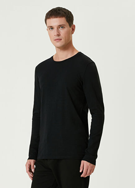 Bysapick Black Long Sleeve T-shirt
