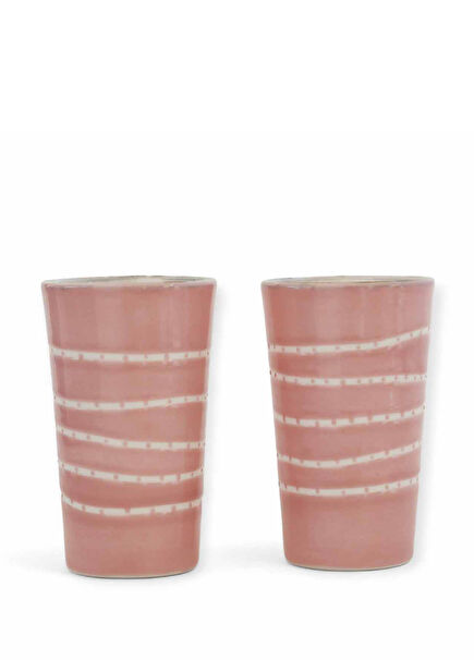 Aura Large Pink Porcelain Coffee Mug