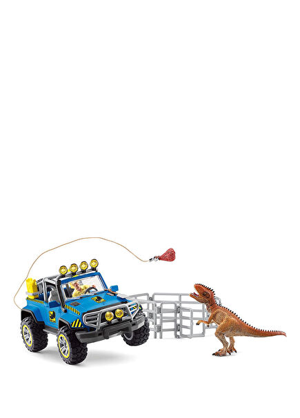 41464 Off Road Vehicle and Dino Surveillance Animal Figure Toy
