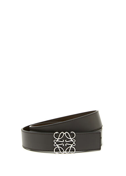 Anthracite Mens Leather Belt