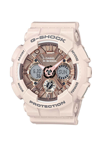G-Shock GMA-S120MF-4ADR Pembe Silikon Kadın Kol Saati