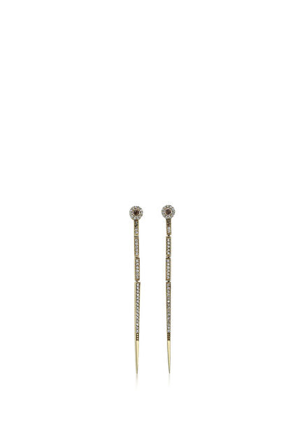 Galaxy 14K Gold Women's Earrings with Diamonds