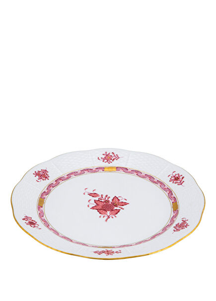 Apponyi Patterned Pink Porcelain Dinner Plate 25.5 cm