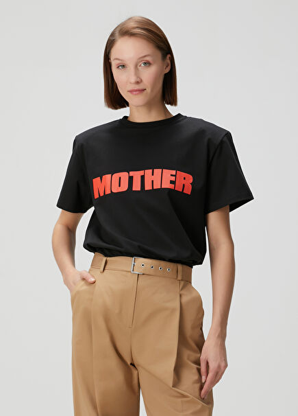 Black Printed T-Shirt