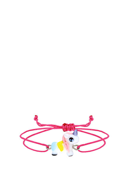 Cam Unicorn Çok Renkli Kız Çocuk Bileklik