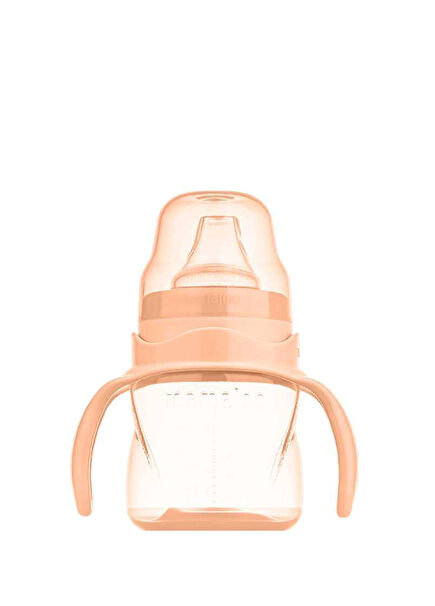 Powder Blush Turuncu 6 Ay+ Antikolik Akıtmaz Alıştırma Bardağı 160 ml 