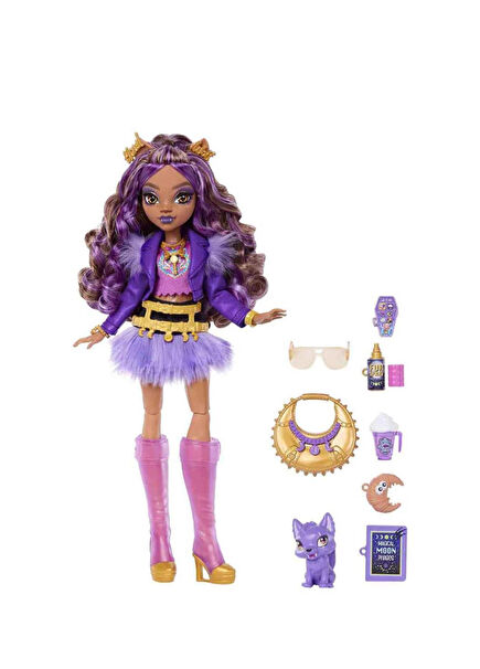 Main Character Dolls Clawdeen Wolf Model Doll JHK30