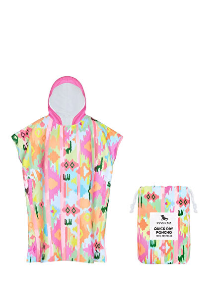 Design Ibiza Glow UV Korumalı Unisex Panço Plaj Havlusu