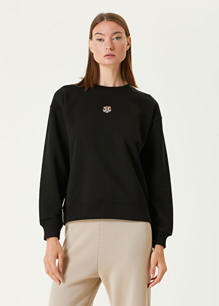 Lucky Tiger Siyah Sweatshirt