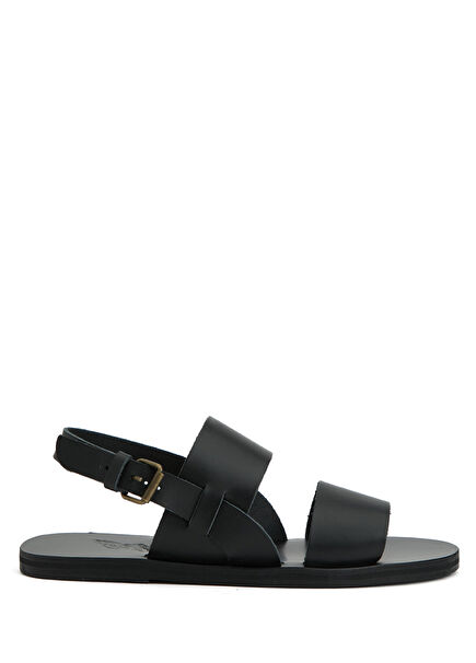 Irodotos Black Men's Leather Sandals