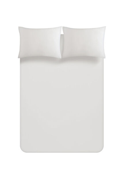 White Cotton Double Bed Sheet Set 240 x 260 cm