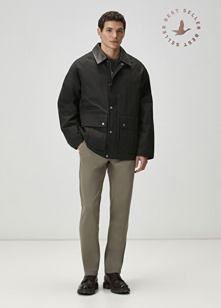 Mink Waist Corded Knitted Chinos