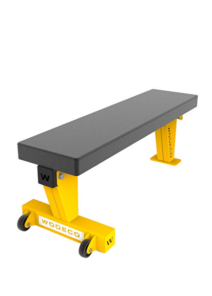 Star Mat Sarı Düz Bench Sehpası