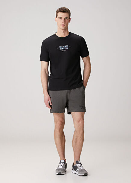 New Classics Black Waist Corded Shorts