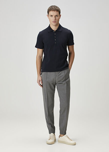 Light Grey Wool Trousers