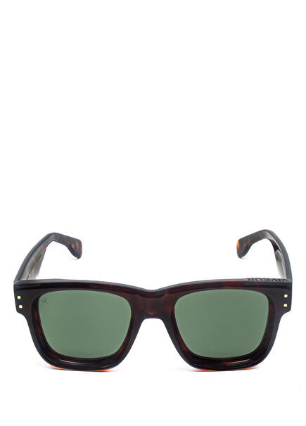 Milano Heritage Collection Kahverengi Asetat Unisex Güneş Gözlüğü