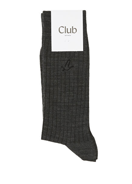 Antarsit Logo Jacquard Men's Wool Socks