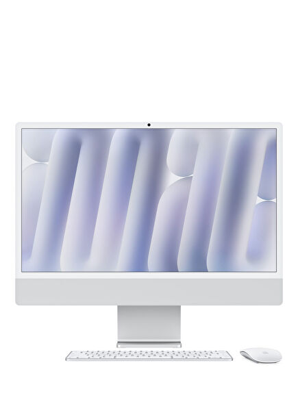 Apple iMac 24" Retina 4.5K M4 Çip 10-Core CPU 10-Core GPU 16GB RAM 256GB SSD Gümüş All İn One PC MD3H4TU/A