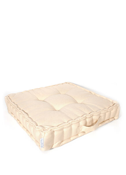 French Mattress Beige Biscuit Cushion