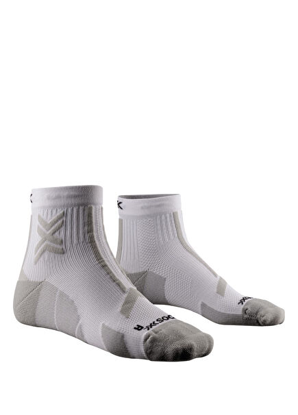 X-socks Run Discover Crew Grey Unisex Running Socks