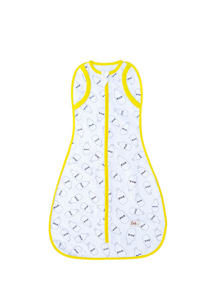 Milk Yellow Unisex Baby Swaddle
