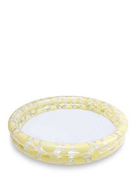 Clear Bloom Yellow Patterned Children's Pool 100 cm