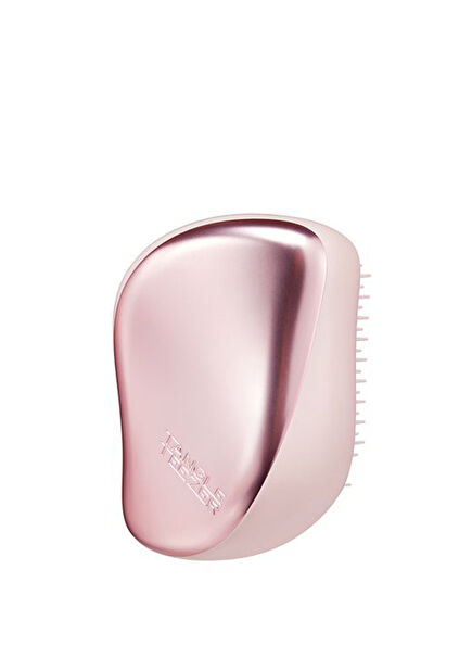 Compact Styler Matte Chrome Pink Hair Brush