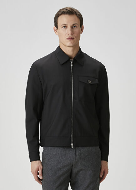 Ventuno Black Wool Jacket