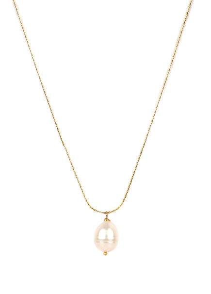 Celena Altın Kaplama Kadın İnci Kolye