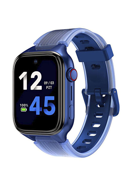 Kidi Pro Amoled Ekranlı GPS Okyanus Laciverti 4G Sim Kartlı Akıllı Çocuk Saati 2KSW03